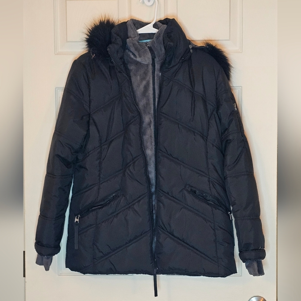 Free Country Brisk Parka Jacket/Puffer Jacket/Faux Fur Hood